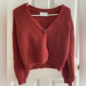 Old Navy Red Cardigan